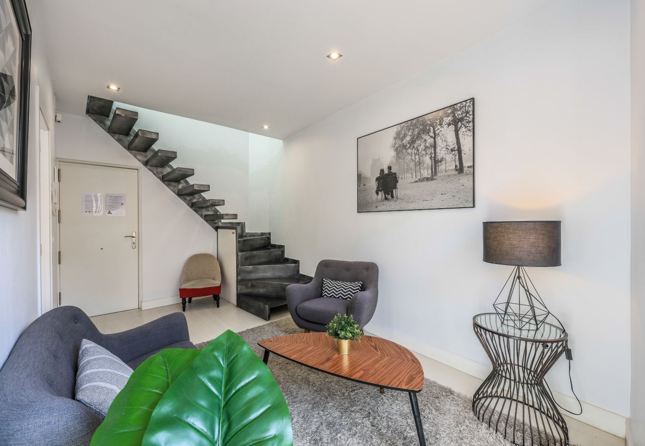 Apartahotel en Madrid - Ático dúplex con solárium en Plaza Mayor y Sol