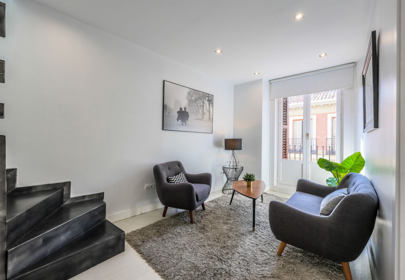 Apartahotel en Madrid - Ático dúplex con solárium en Plaza Mayor y Sol