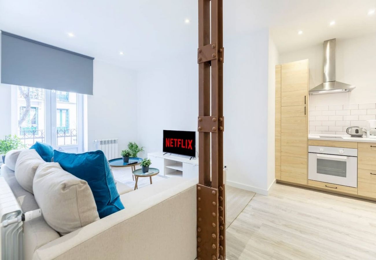 Apartahotel en Madrid - Increíble Apartamento Cuádruple en Atocha D1B 