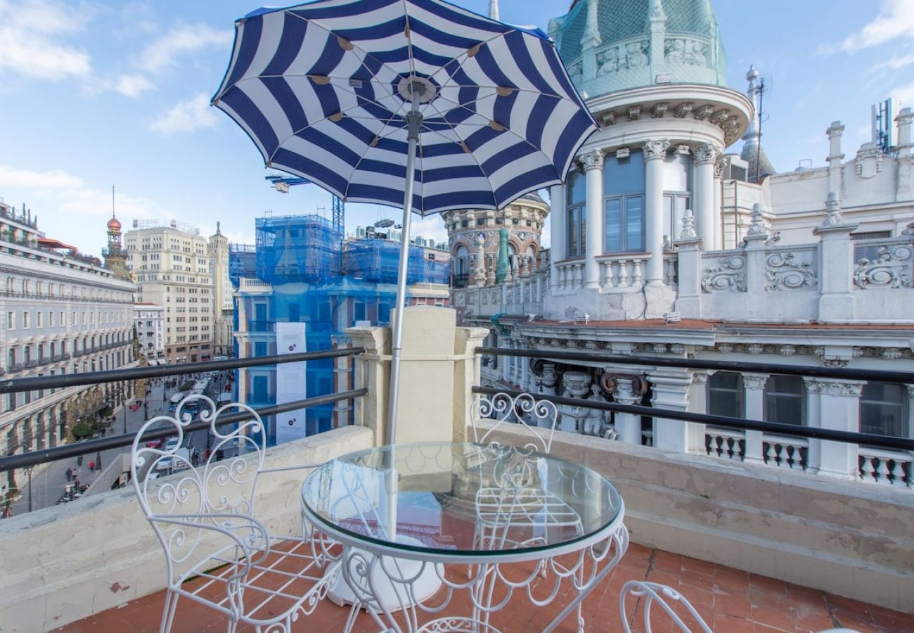 Apartahotel en Madrid - Impresionante ático en el centro de Madrid C6 