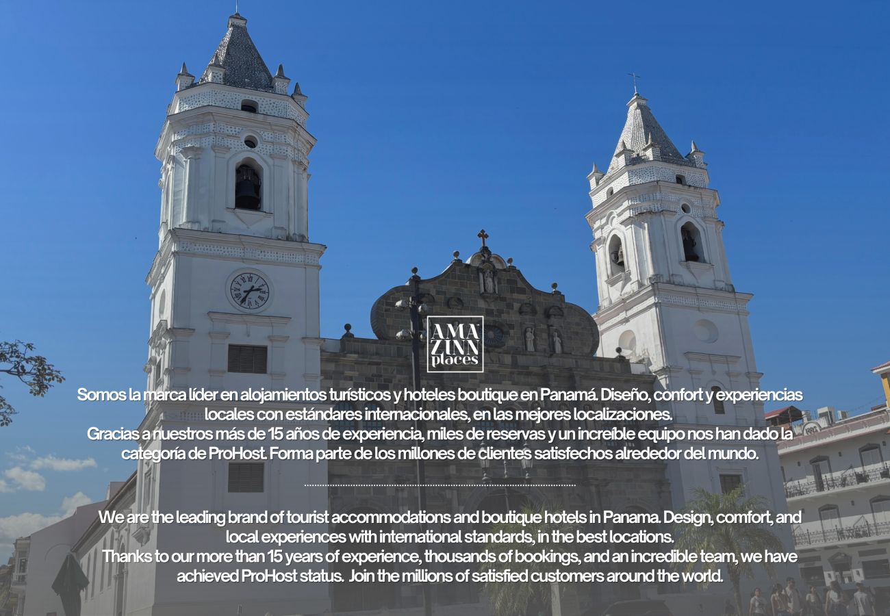 Estudio en Ciudad de Panamá - Apartamento Renovado con Balcón en Casco Viejo M8 