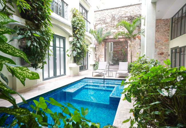 Apartamento en Ciudad de Panamá - Dúplex con piscina frente al teatro nacional D6 