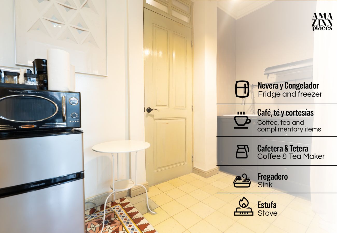 Estudio en Ciudad de Panamá - Céntrico Apto con Balcón | Casco Viejo | M1 