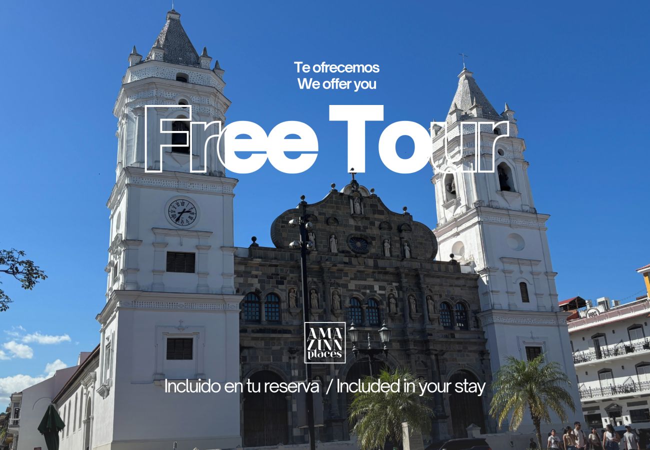 Estudio en Ciudad de Panamá - Apartamento en Casco Viejo, Free tour incluido P6 