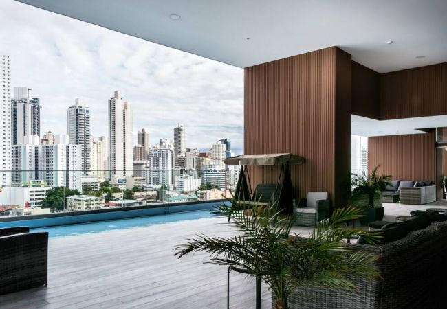Apartamento en Ciudad de Panamá - Apto. de tres recamaras con vista al mar, piscina, gimnasio C20C 