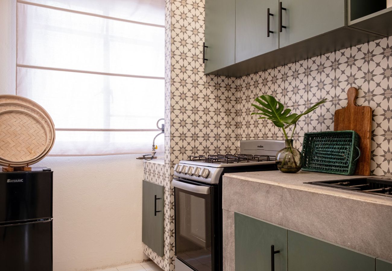 Apartamento en Ciudad de México - Alojamiento de diseño en Roma Norte - AO 21