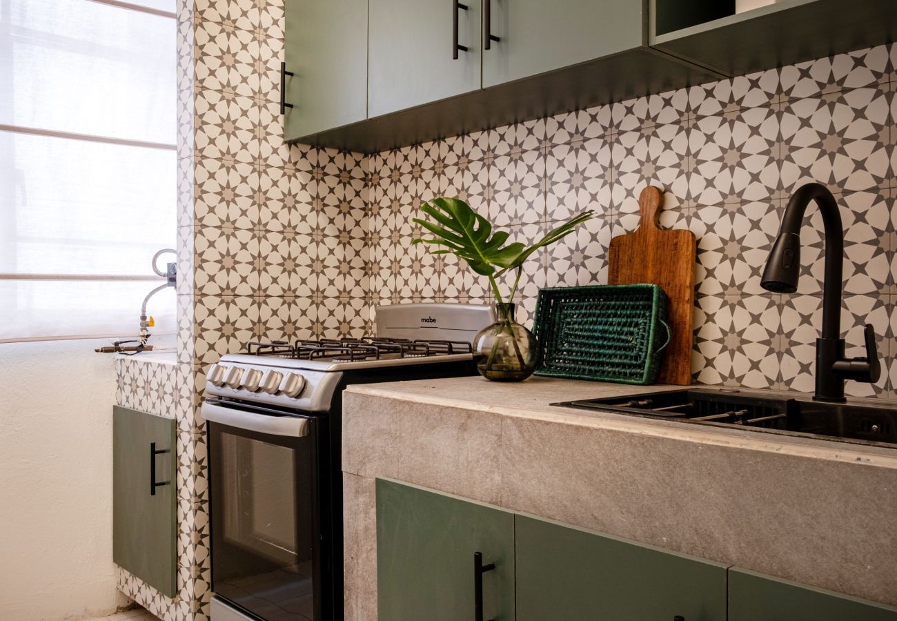 Apartamento en Ciudad de México - Alojamiento de diseño en Roma Norte - AO 21