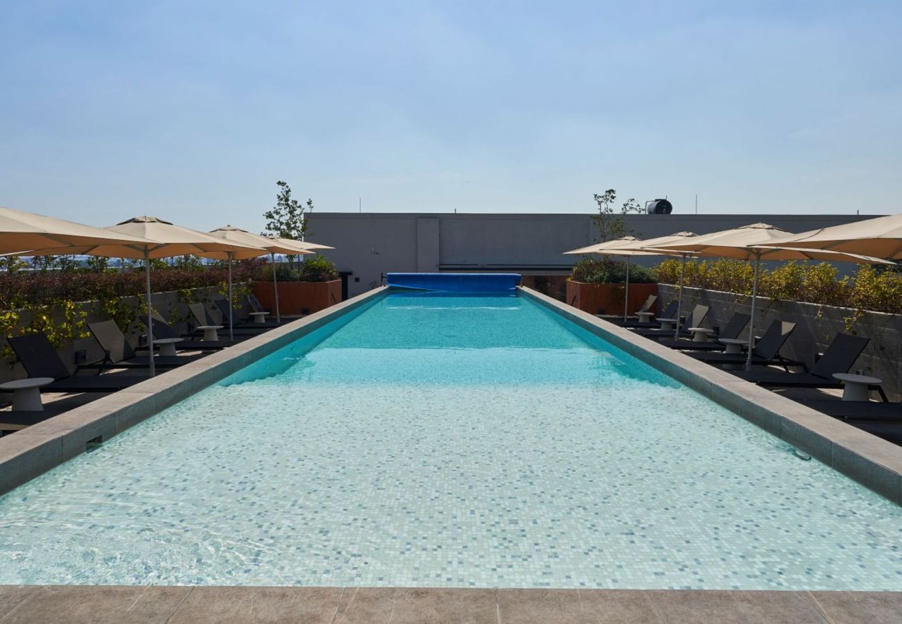 Estudio en Ciudad de México - Elegante Loft con piscina