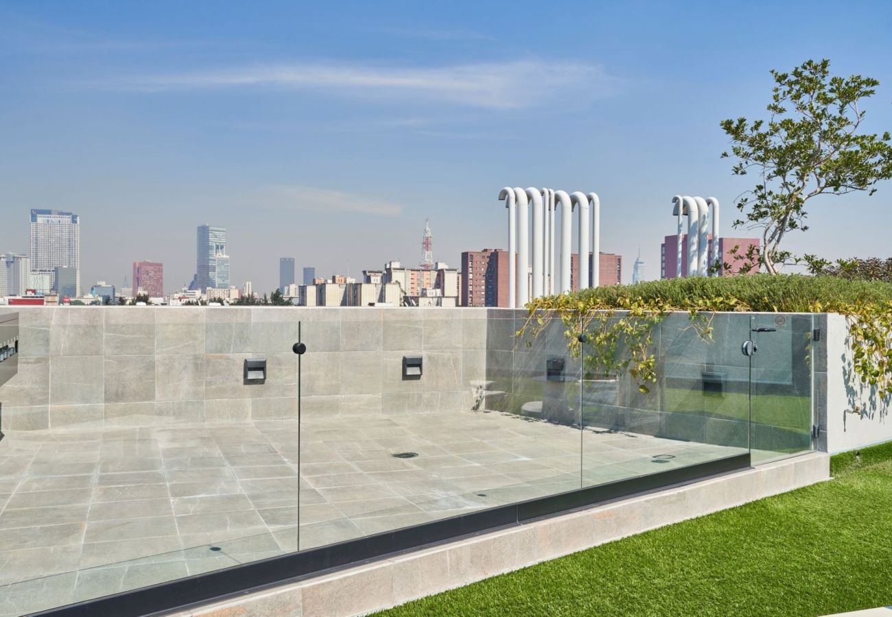 Estudio en Ciudad de México - Elegante Loft con piscina