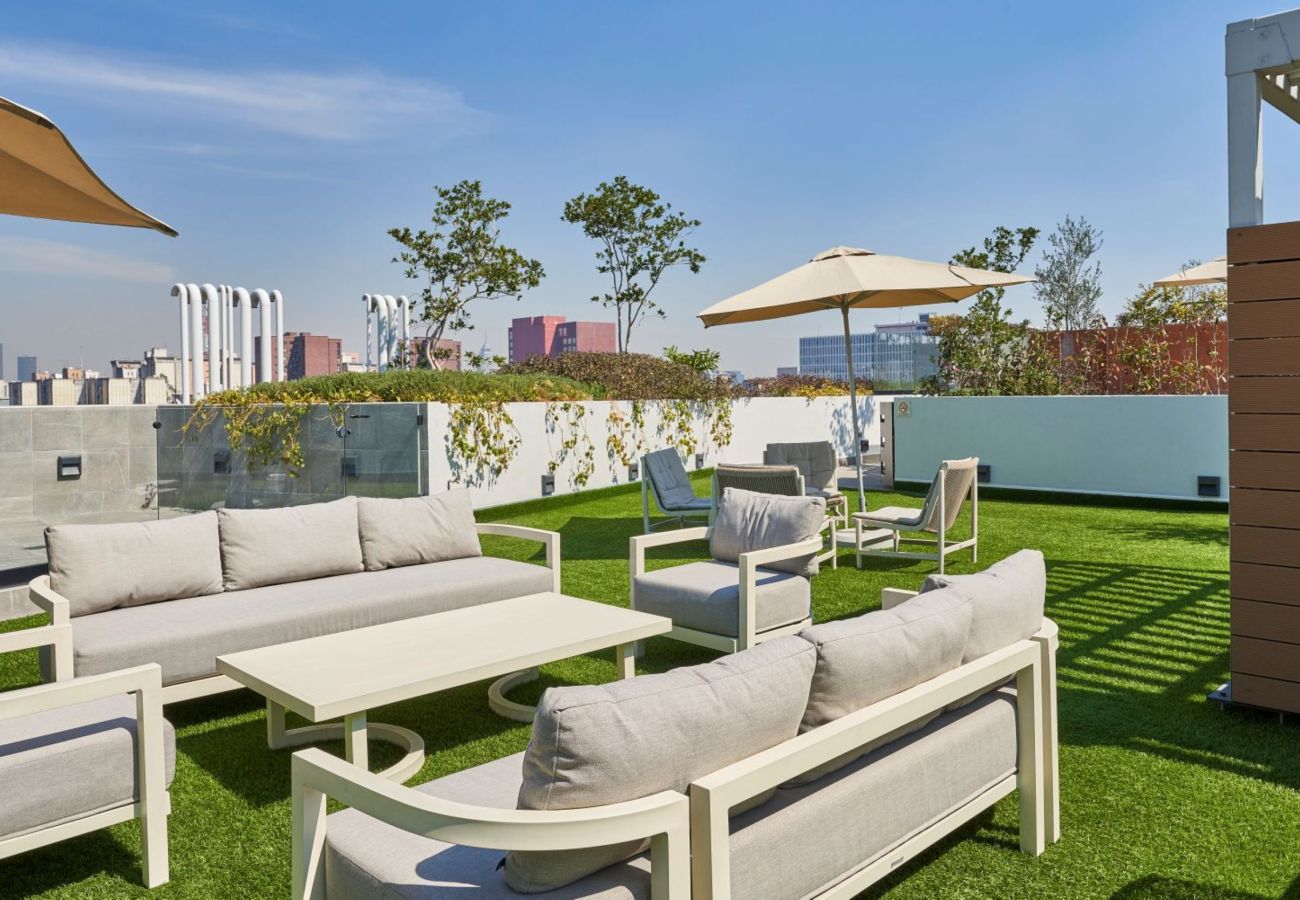 Estudio en Ciudad de México - Elegante Loft con piscina