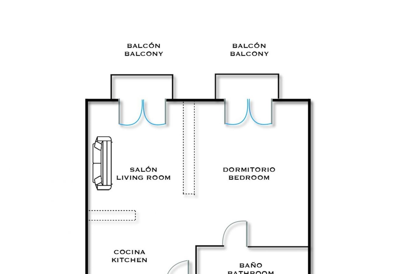 Aparthotel in Madrid - Design apartment in Plaza Mayor 3 I 