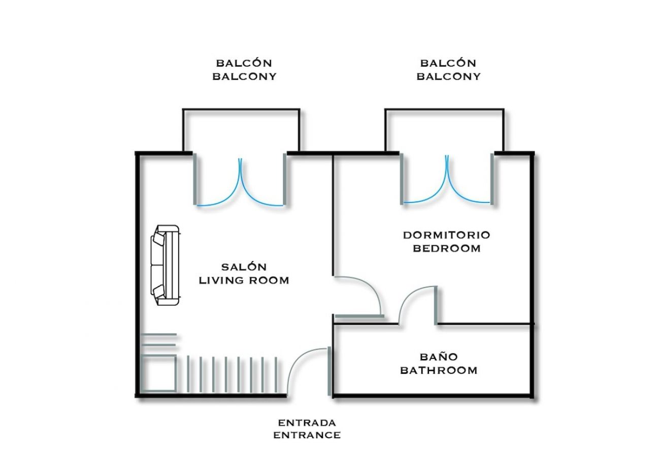 Aparthotel in Madrid - Penthouse with solarium  in Plaza Mayor and Sol
