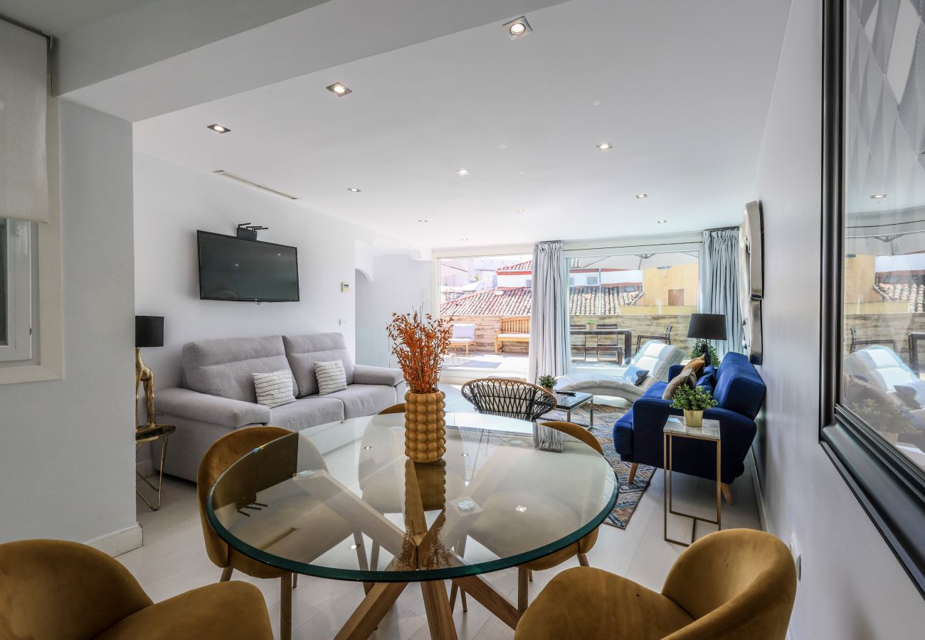 Aparthotel in Madrid - Penthouse with solarium  in Plaza Mayor and Sol