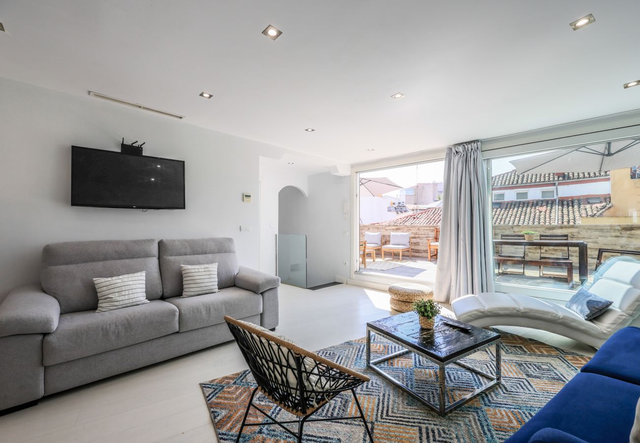 Aparthotel in Madrid - Penthouse with solarium  in Plaza Mayor and Sol