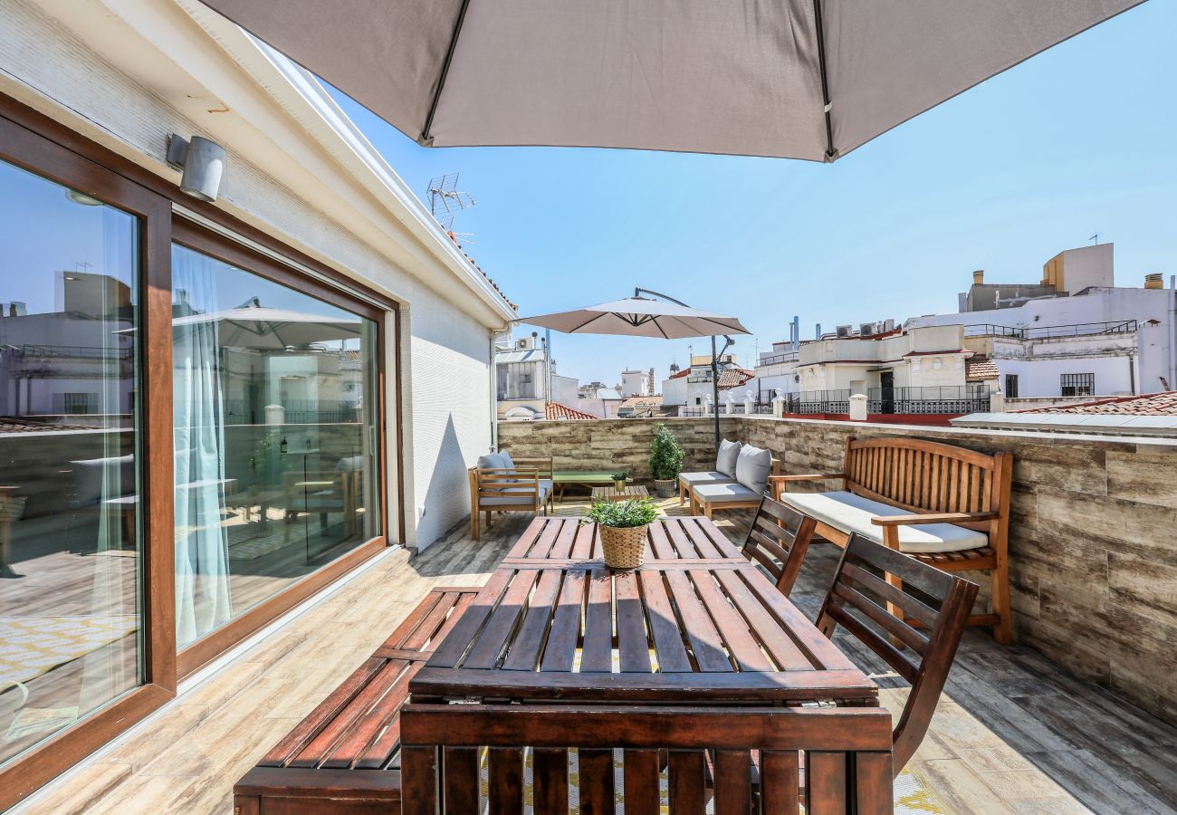 Aparthotel in Madrid - Penthouse with solarium  in Plaza Mayor and Sol