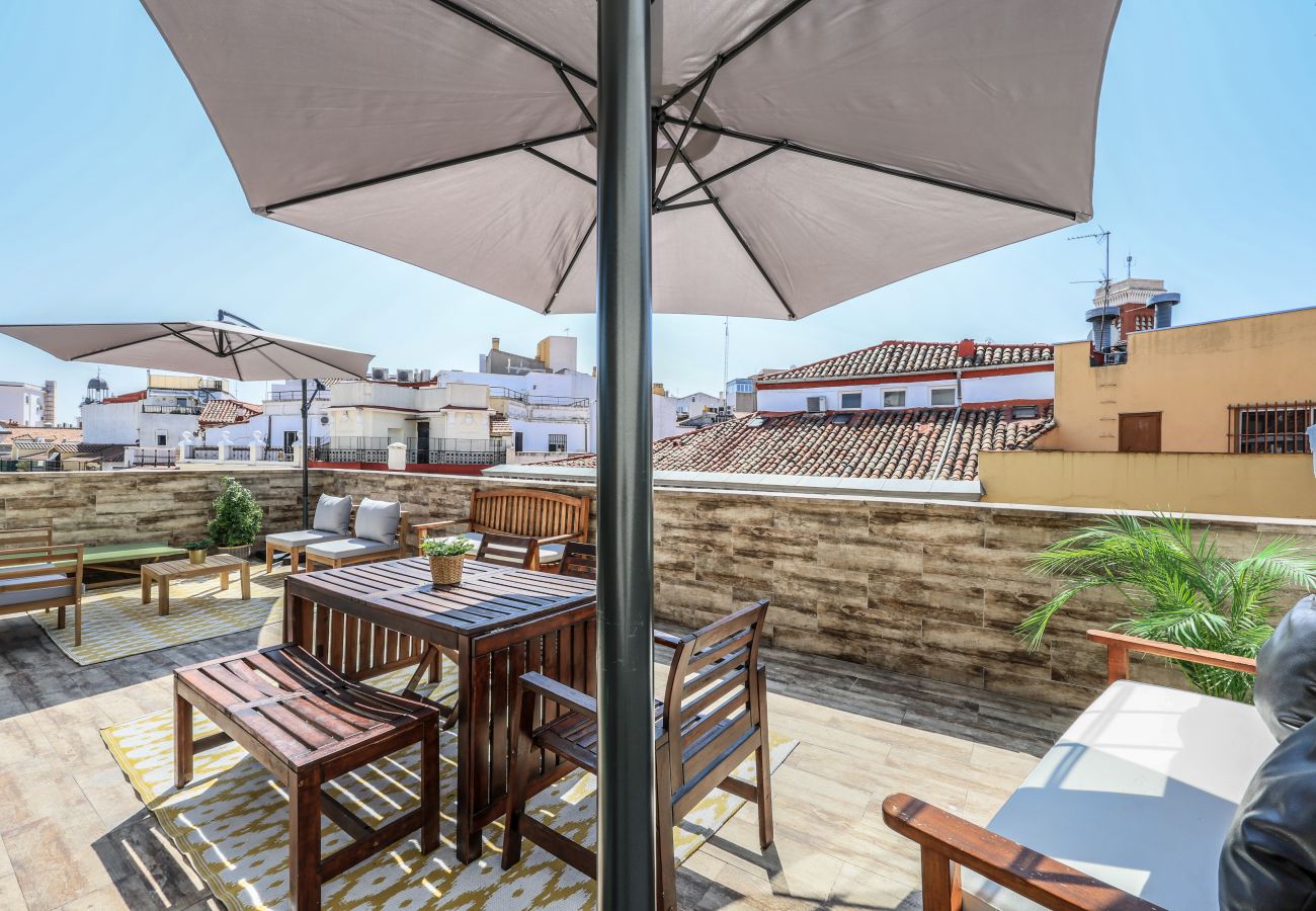 Apartment in Madrid - Penthouse with solarium  in Plaza Mayor and Sol