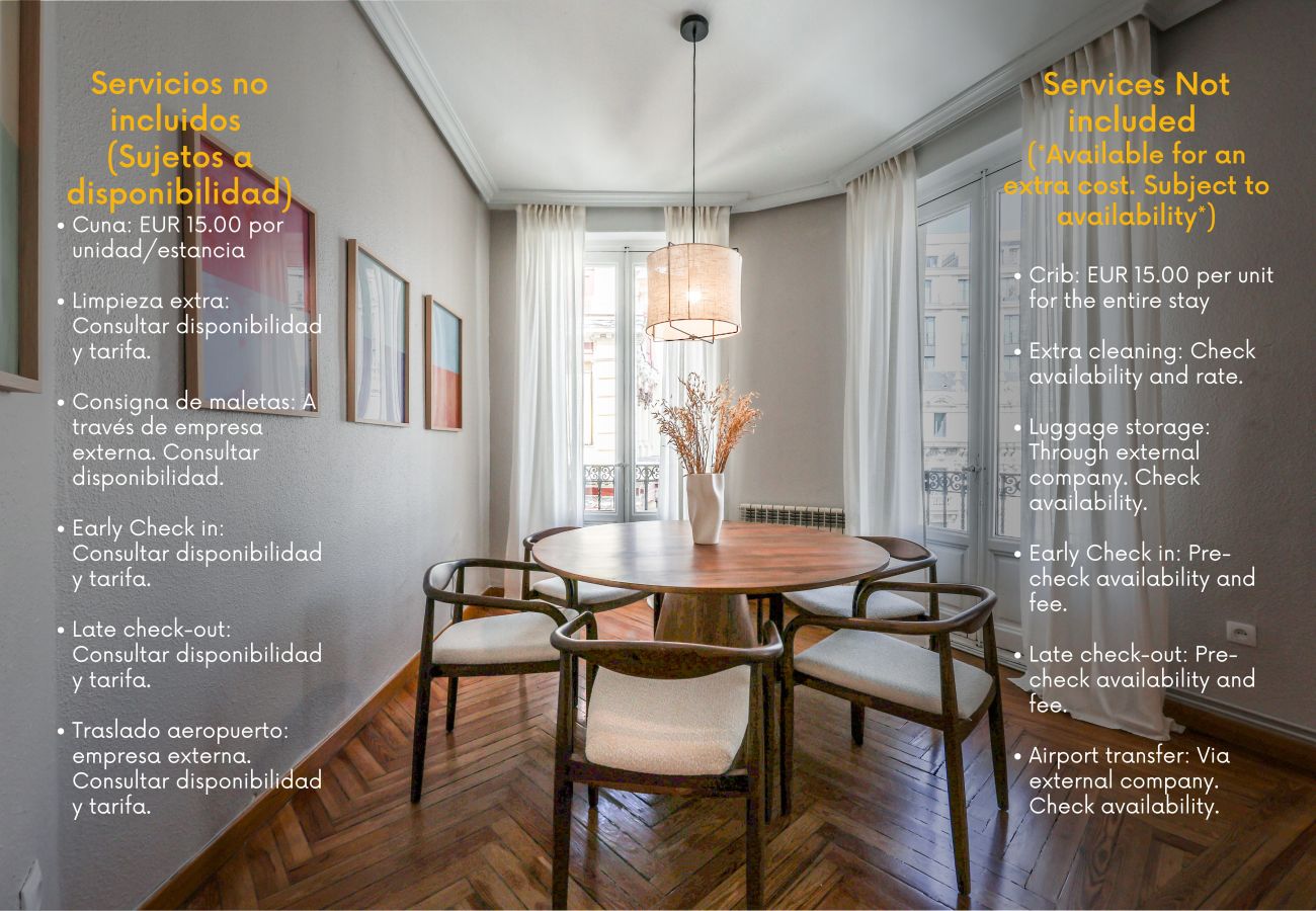 Aparthotel in Madrid - Impressive apartment in the center of Madrid 