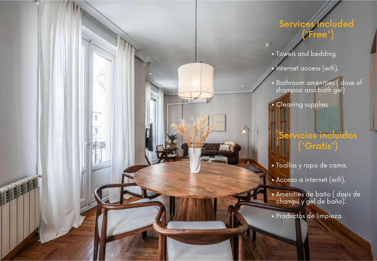 Aparthotel in Madrid - Impressive apartment in the center of Madrid 
