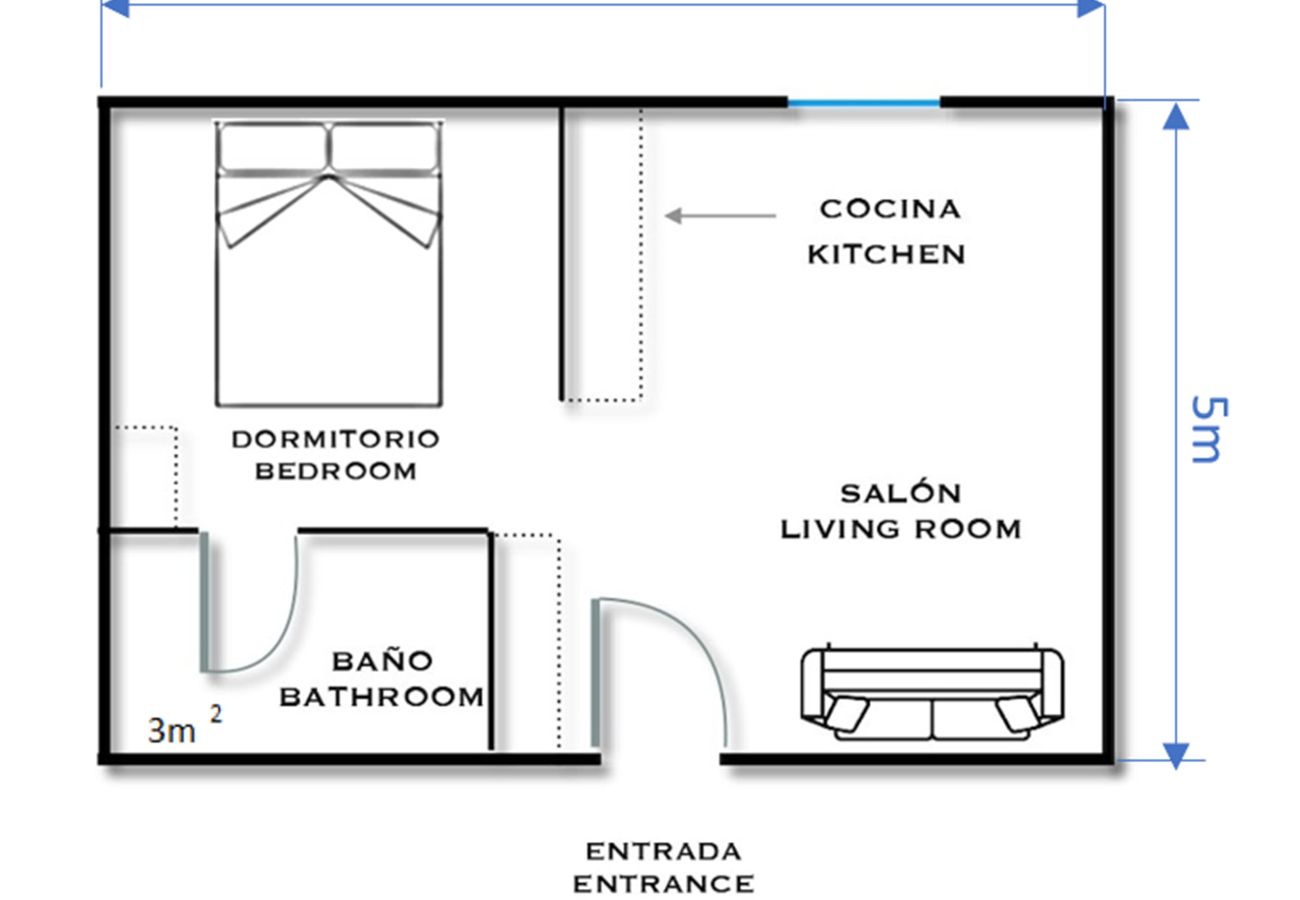 Aparthotel in Madrid - Loft in Gran Via - 5º No Elevator- SB4