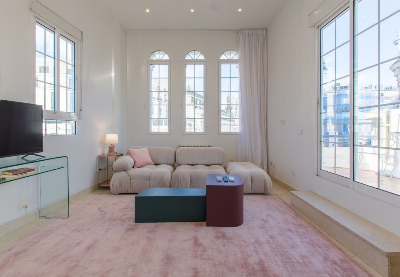 Aparthotel in Madrid - Impressive penthouse in the center of Madrid 