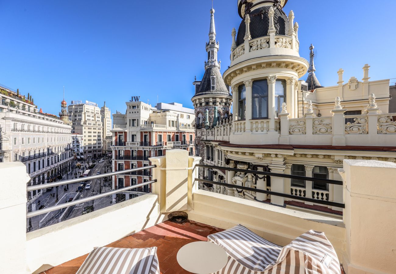 Aparthotel in Madrid - Impressive penthouse in the center of Madrid 