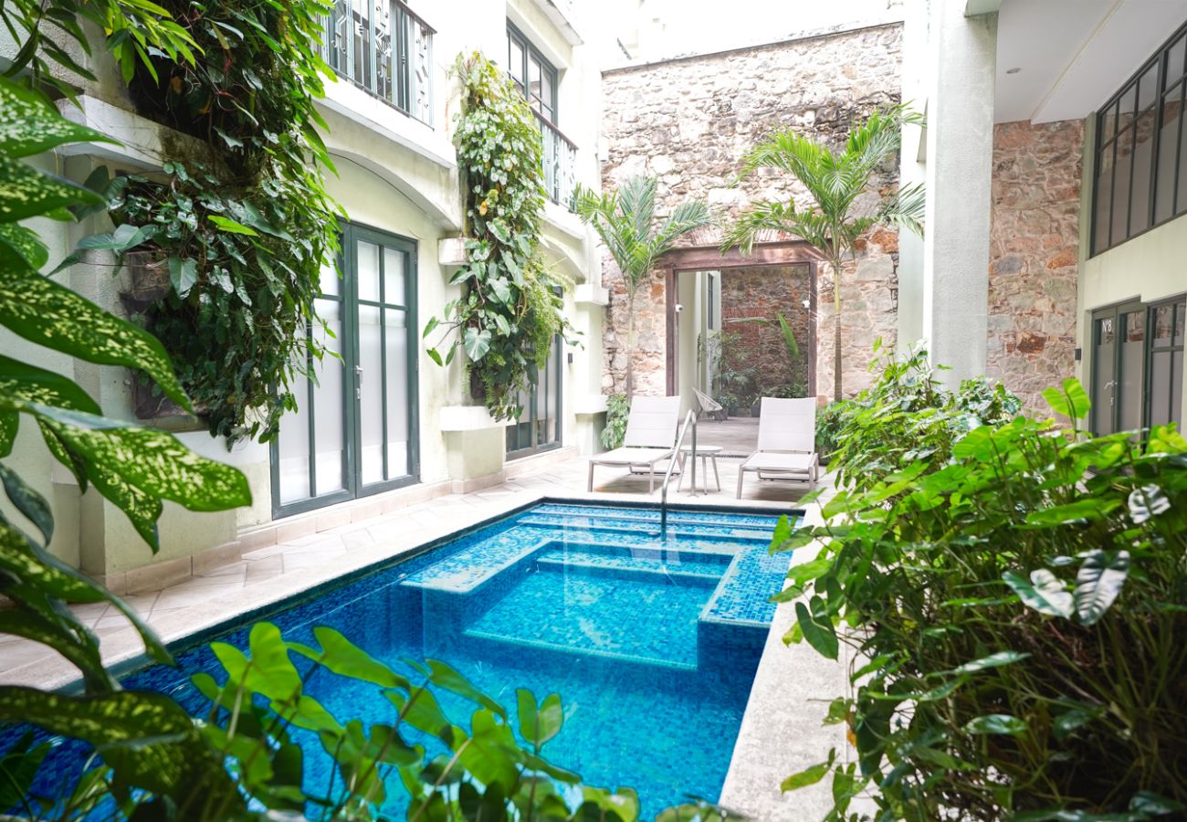 Apartment in Ciudad de Panamá - Duiplex with pool in front of national theater D6 
