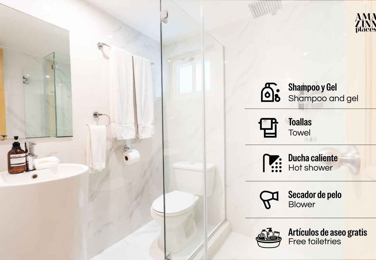 Apartment in Ciudad de Panamá - Ecleptic apartment with 4 rooms and amazing pool 