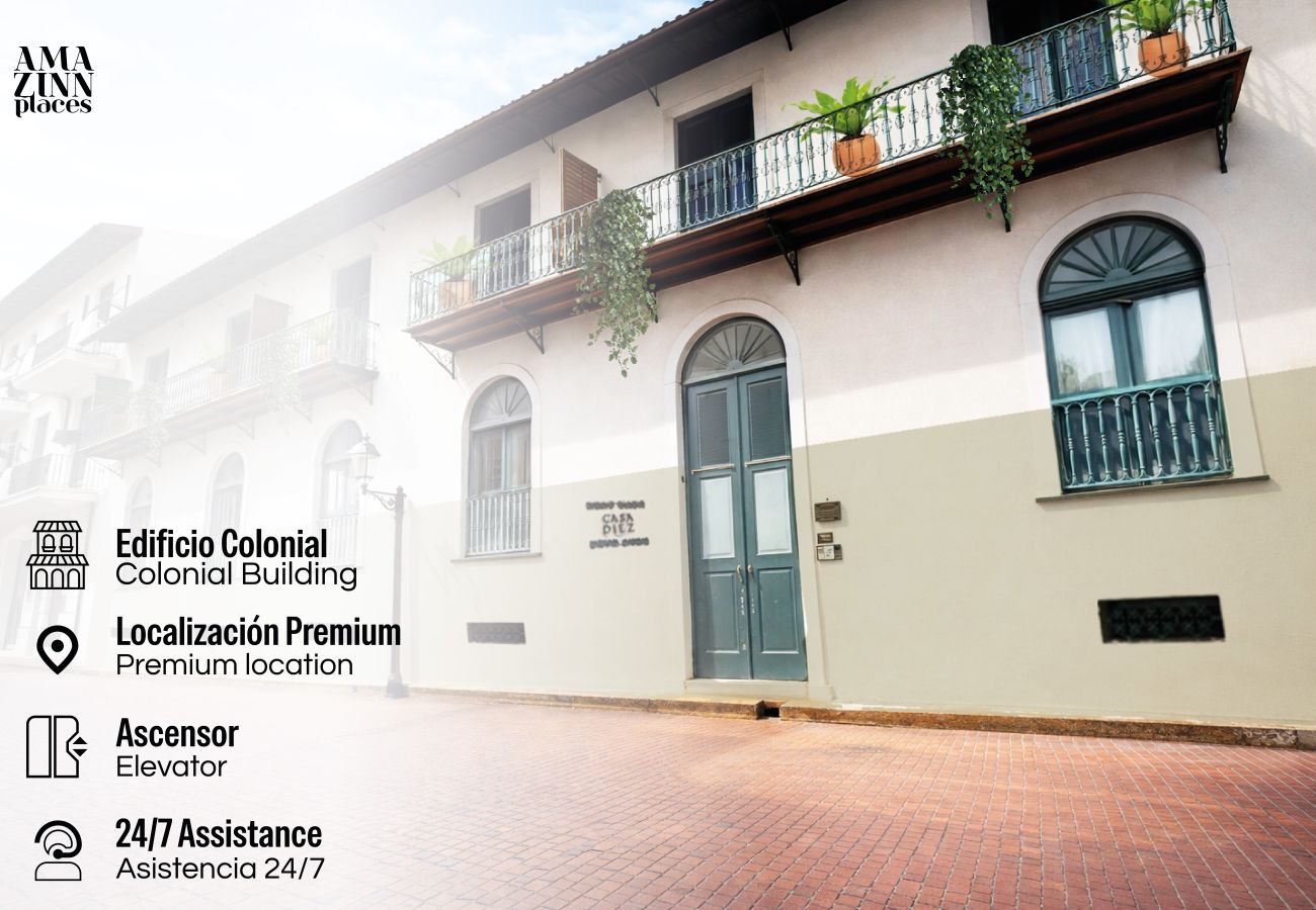 Apartment in Ciudad de Panamá - 3BR with Pool and Views of the National Theater D4