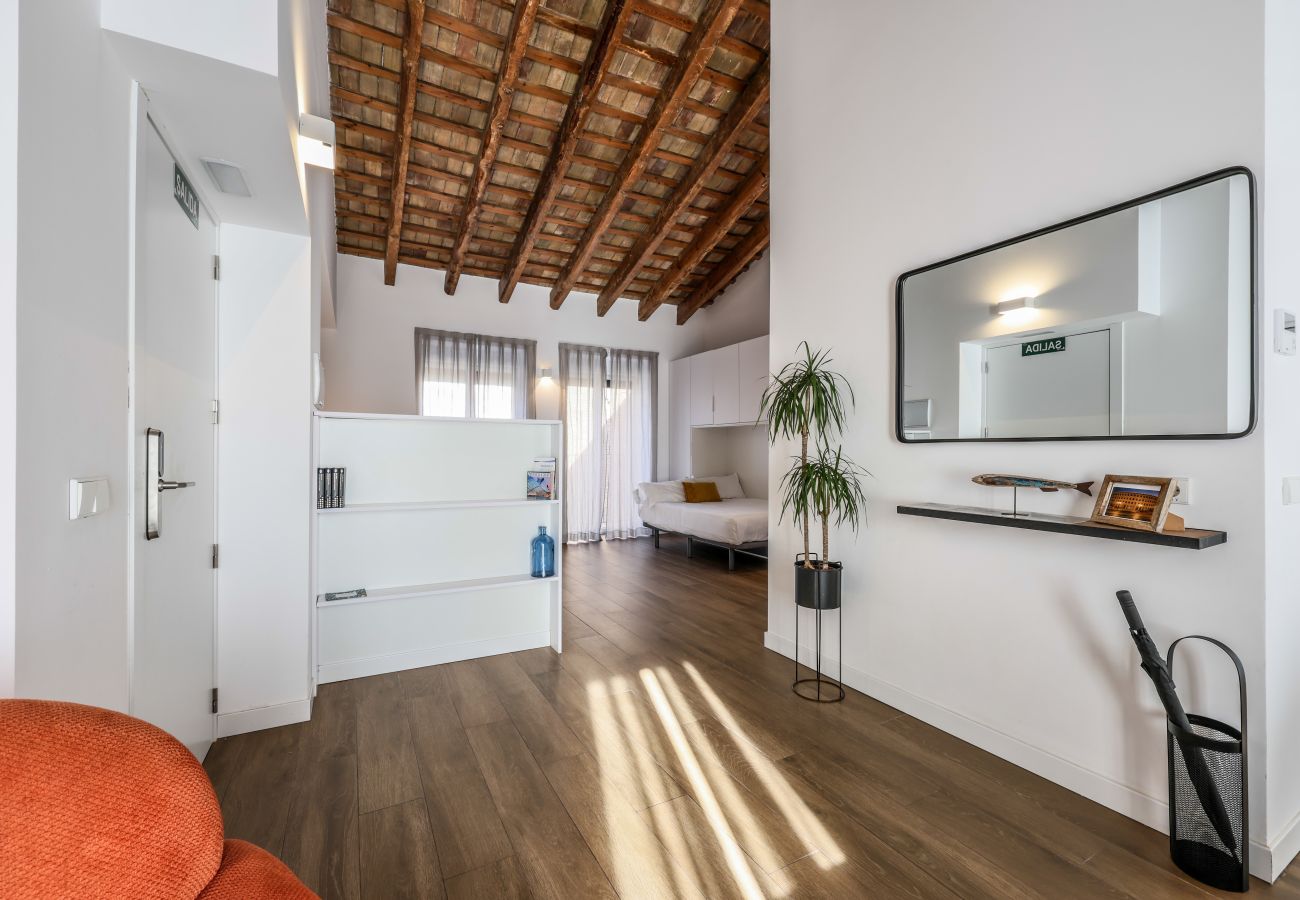 Studio in Valencia / València -  Spectacular renovated studio penthouse