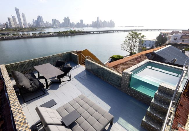 Apartment in Ciudad de Panamá - Penthouse deluxe, 360º views and glass pool