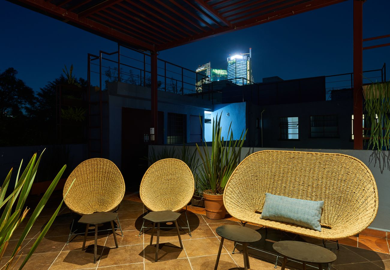 Rent by room in Ciudad de México - Design room with private bathroom La Condesa C15