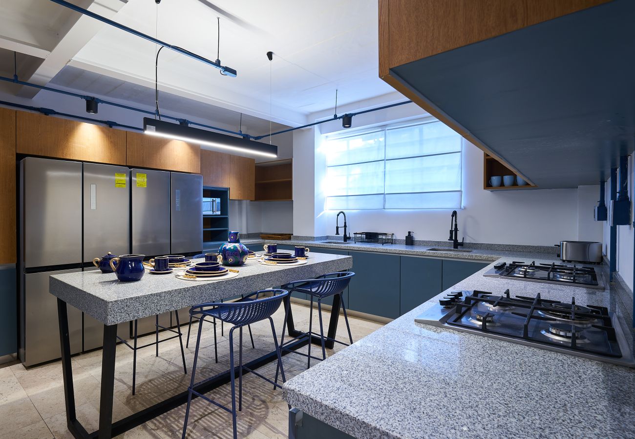 Rent by room in Ciudad de México - Design room with private bathroom La Condesa C15