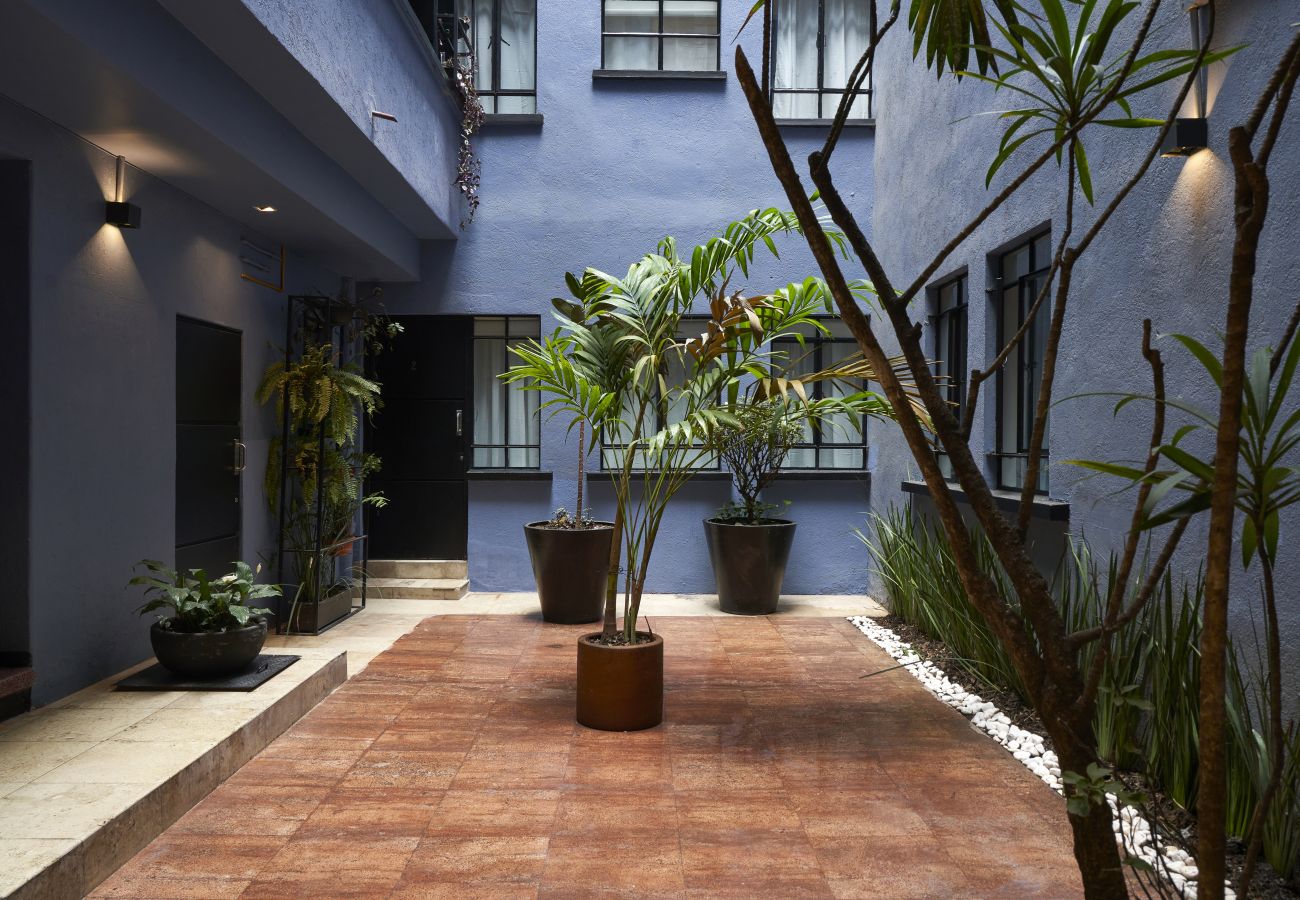 Rent by room in Ciudad de México - Design room with private bathroom La Condesa C15