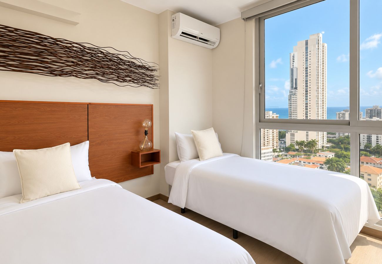 Apartment in Ciudad de Panamá - Three-bedroom apartment with ocean views, pool, gym C20C 