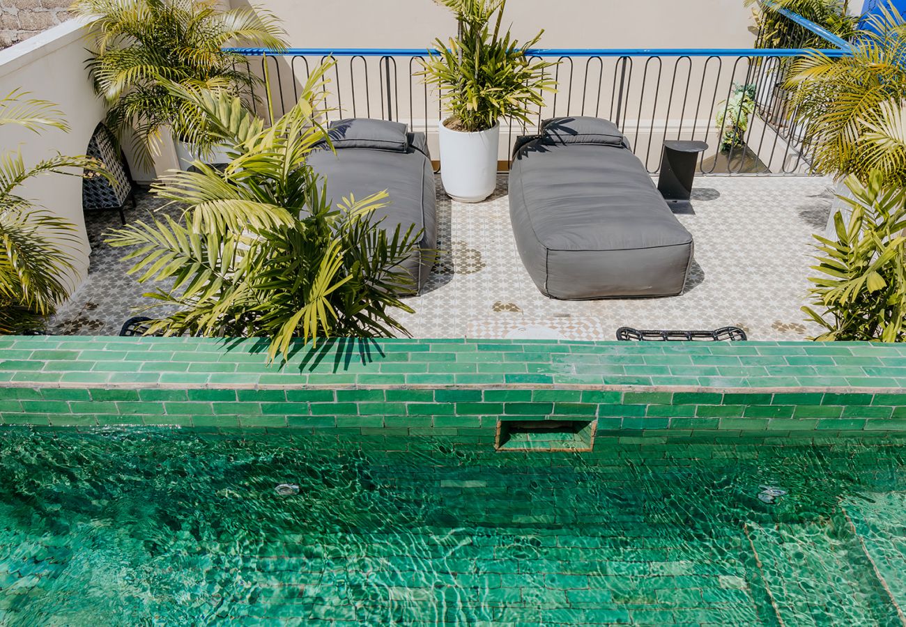 Rent by room in Ciudad de Panamá - Moroccan House - Private Pool - Location - Rooftop M1
