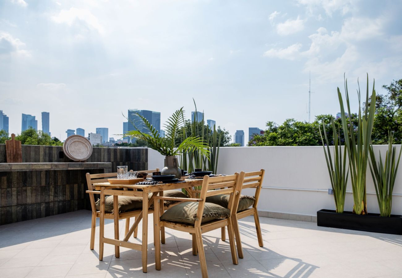 Apartment in Ciudad de México - 2BR Central and modern in Roma Norte - AO24