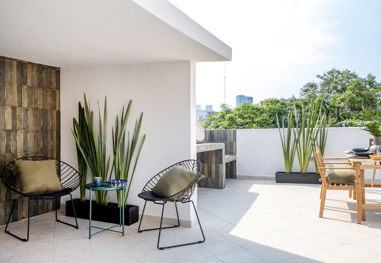 Apartment in Ciudad de México - 2BR Central and modern in Roma Norte - AO24