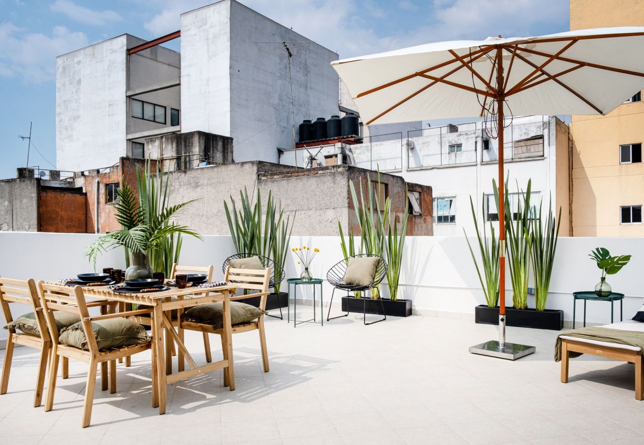Apartment in Ciudad de México - 2BR Central and modern in Roma Norte - AO24