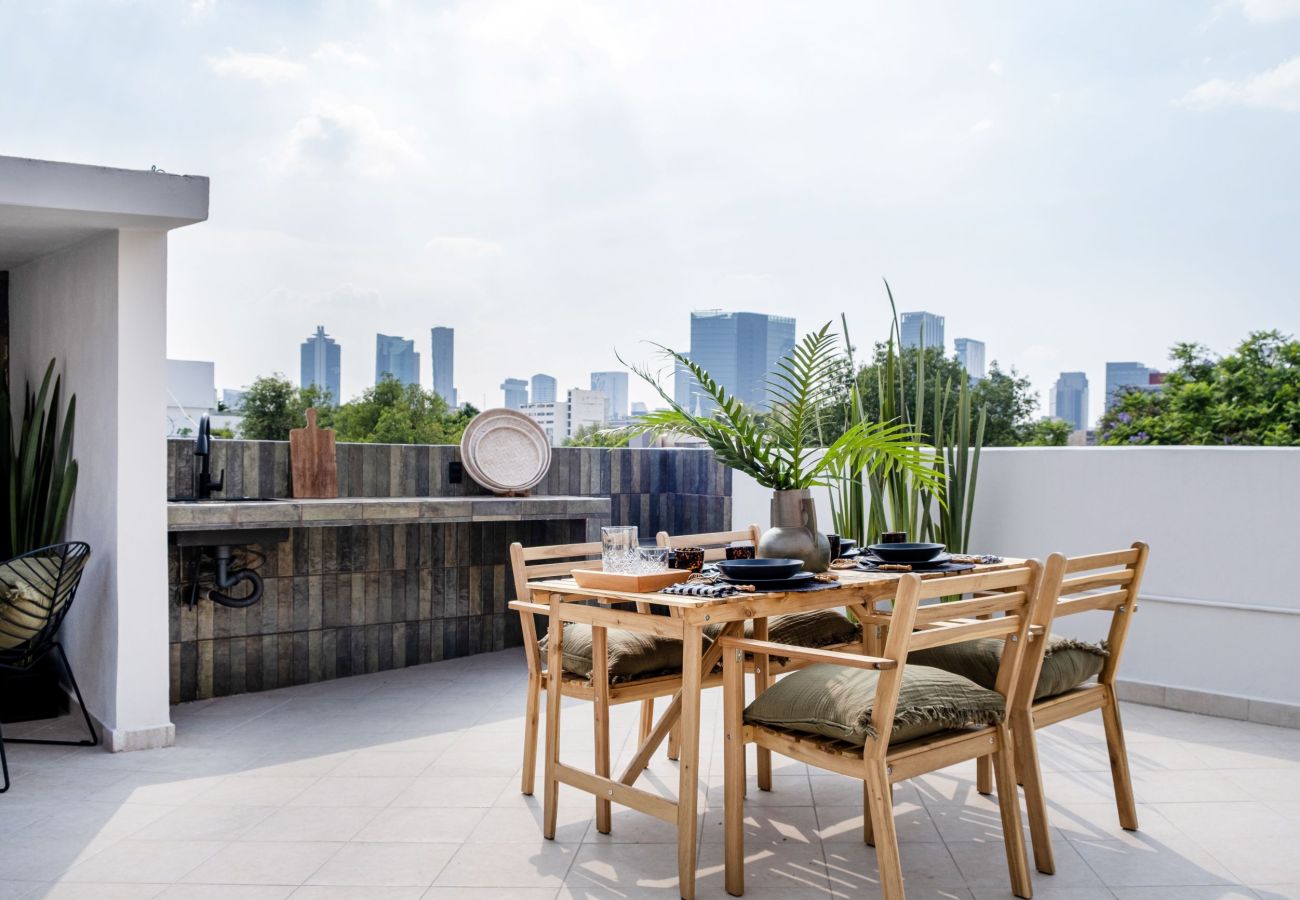 Apartment in Ciudad de México - 2BR Central and modern in Roma Norte - AO 25